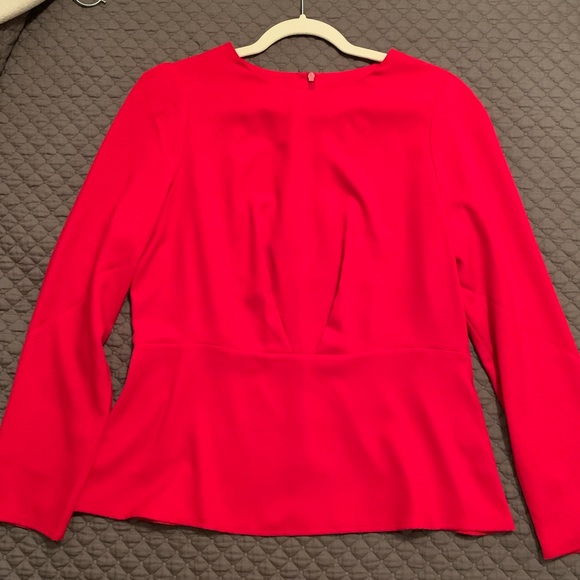 Banana Republic Tops - EUC Banana Republic red peplum blouse
